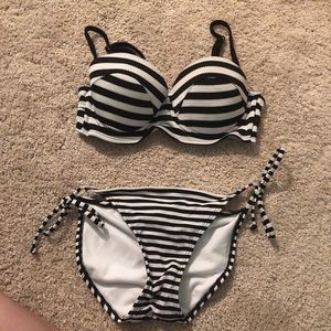 Striped bikini